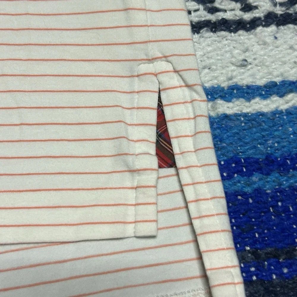 Polo Golf Ralph Lauren Polo Shirt Mens Large Orange Stripe Golf Embroidered